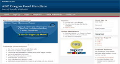 Desktop Screenshot of abcfoodhandlers.com